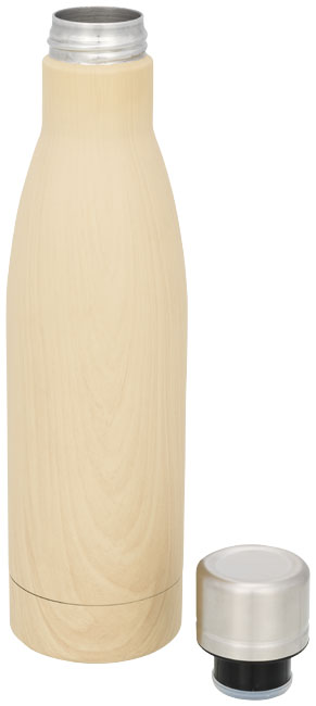 Garrafa com isolamento e aspeto de madeira de 500 ml - Vasa