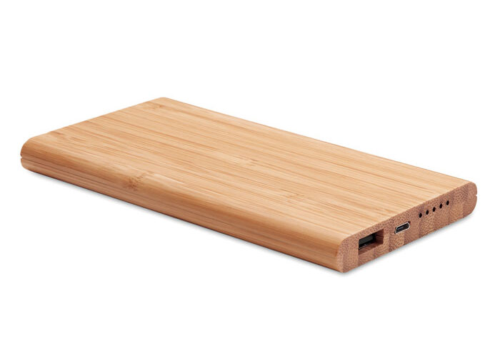 Wireless Power Bank In Bamboo - Arena