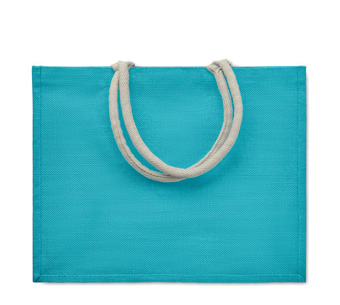 Jute Bag With Cotton Handle - Aura