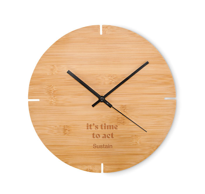Relógio de Parede de Bambu - Esfere
