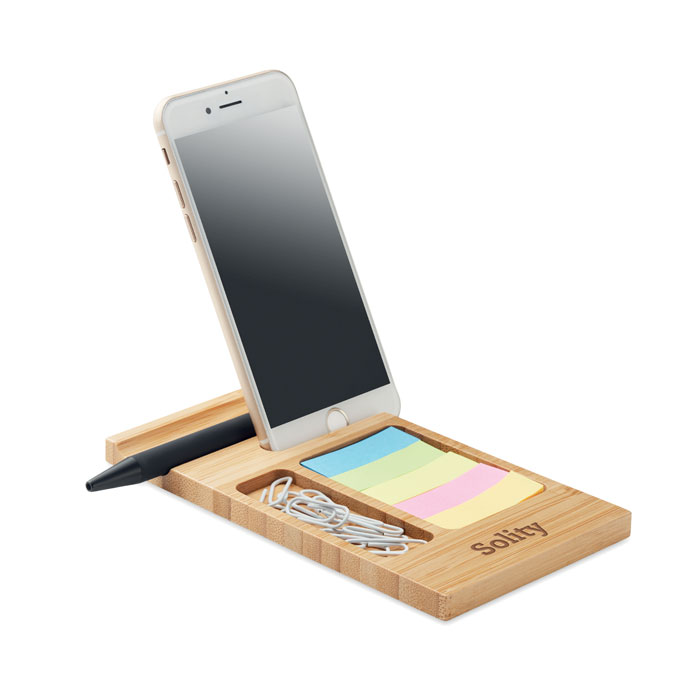 Bamboo Desk Phone Stand - Trevis