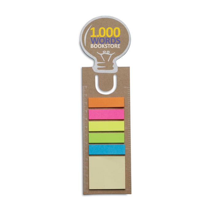 Bookmark With Sticky Memo Pad - Idea